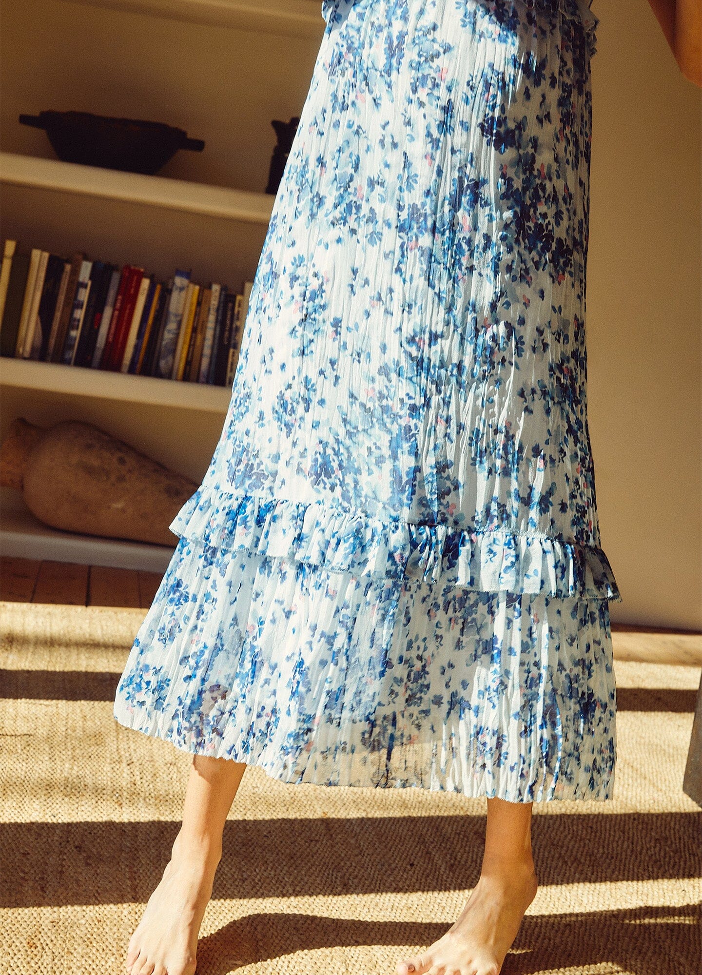 Luna Dress for Women - Elegant Flowy Midi Dress with Short Sleeves & V-Neck | Perfect for Summer, Beach, Date Night & Casual Wear