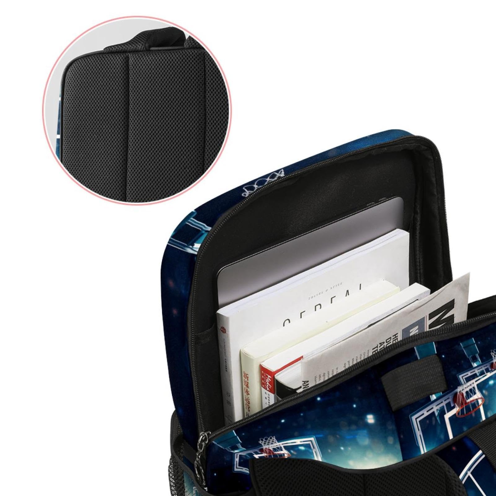 Best Travel Backpack for Men & Women - Durable Lightweight Hiking Backpack for Outdoor Sports, Gym & Basketball Games - Perfect for Camping, Work & Stadium Use