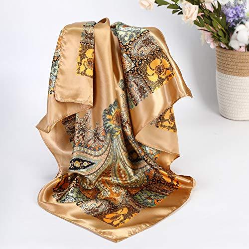 4 Pack Stylish Square Scarves - Fashionable Hair Accessories & Neck Scarves for Women - Perfect for Casual Outfits, Office Wear, and Special Occasions