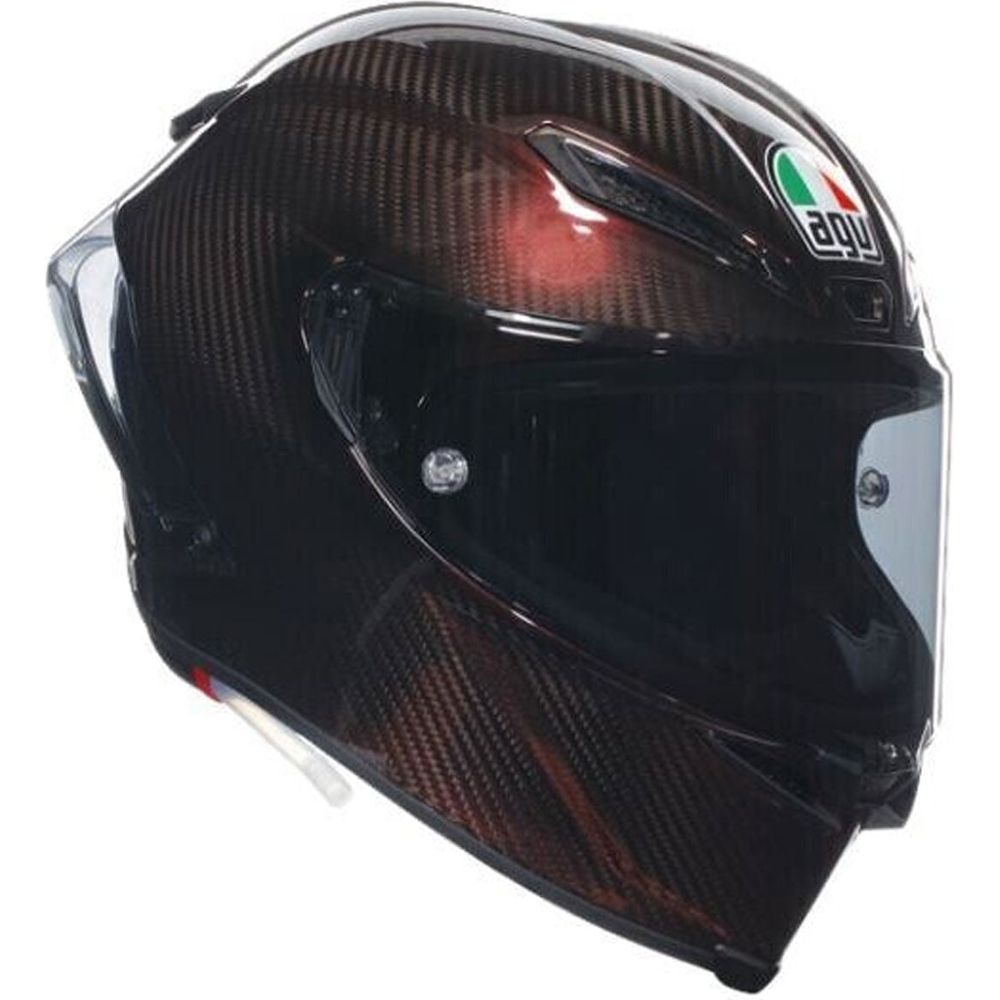 AGV Pista GP RR Red Carbon Motorcycle Helmet - ECE 22.06 Certified - High Performance Racing Helmet for Track & Street Use