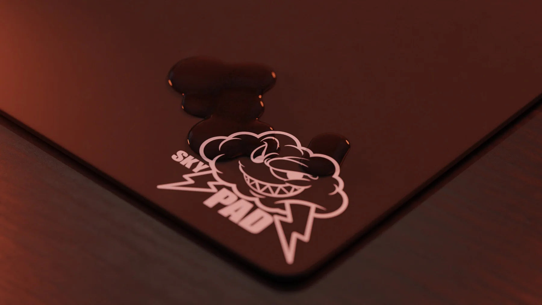 SkyPAD Glass Mouse Pad 3.0 Large - Ultra Smooth Gaming Mousepad for PC & Mac - Perfect for Esports, FPS & Office Work (Black Cloud)