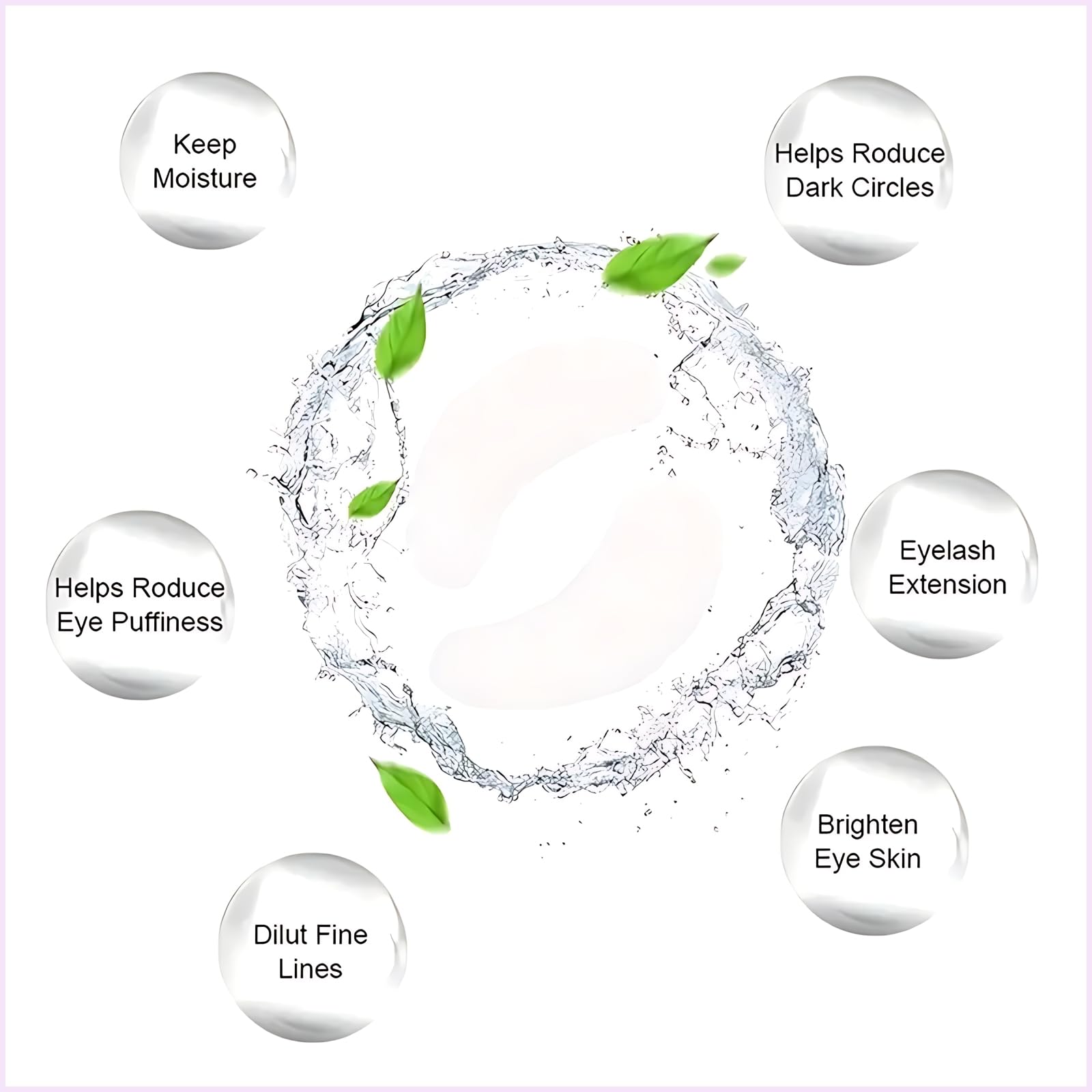 Professional Facial Eye Zone Pad Sheets - 100 Pcs | Hairline & Skin Care Paper Towels for Cleansing & Moisturizing | Home Beauty Spa & Salon Use | Women's Skincare Essential for Makeup Removal & Daily Routine