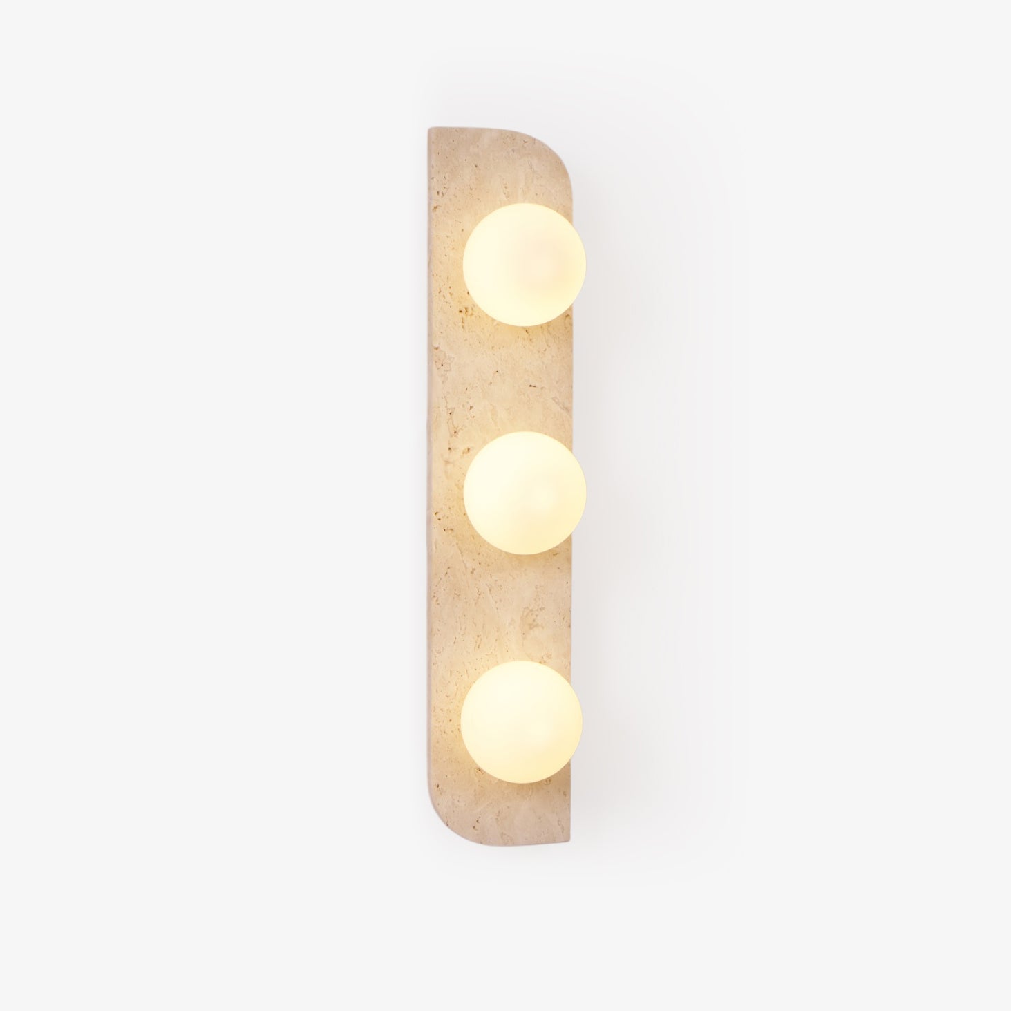 Elysian Travertine Wall Light - Modern Outdoor Sconce for Patio, Garden & Porch Lighting | Durable Waterproof Exterior Wall Lamp for Home Decor