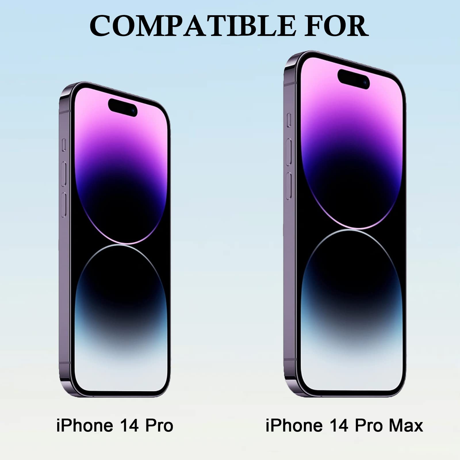 Privacy Screen Protector for iPhone 14 Pro & Pro Max - Anti-Spy Webcam Cover with Facial Recognition Support | Secure Phone Camera Cover for Privacy Protection | Perfect for Business Meetings, Online Classes & Video Calls (Black)