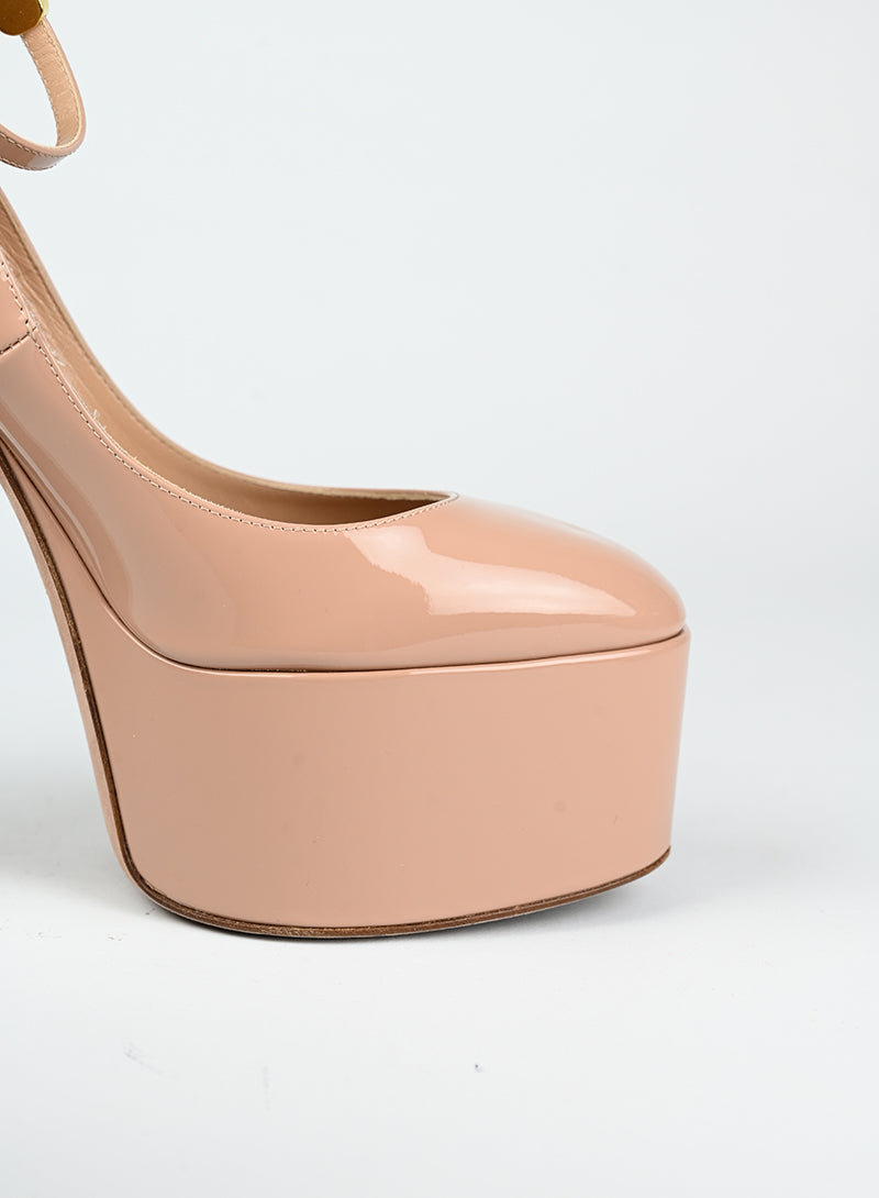 Valentino Décolleté Pink Patent Leather Heels - Size 40 | Luxury High Heels for Women | Perfect for Evening Parties & Special Occasions