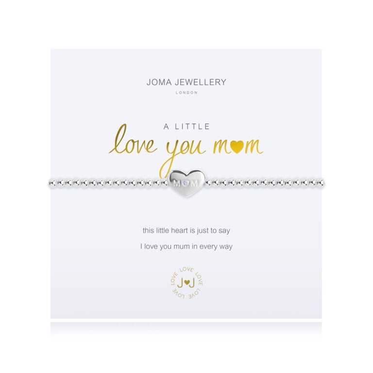 Joma Jewellery Bracelet - A Little Love You Mum - Elegant Gift for Mother's Day, Birthday & Special Occasions