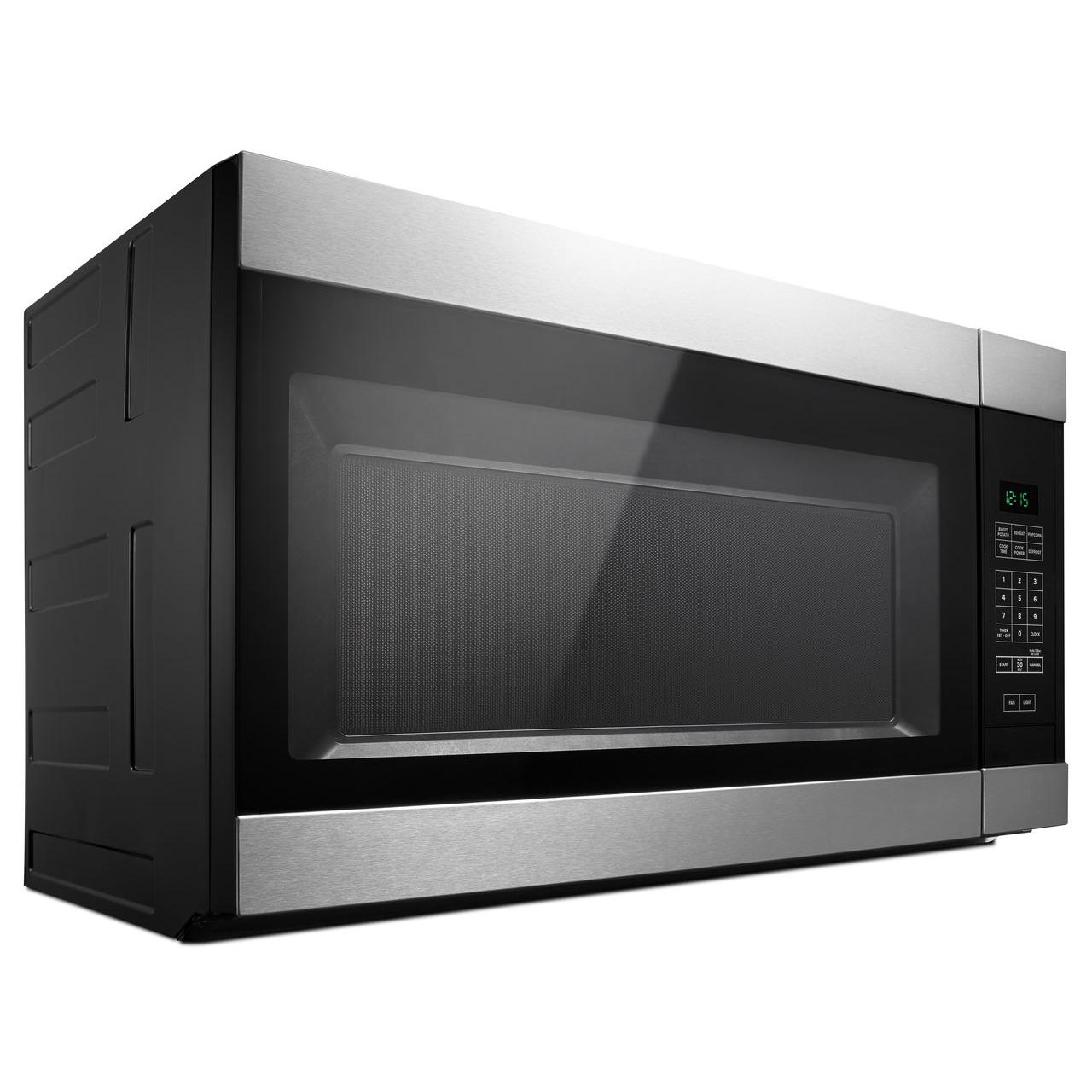 Amana 30-Inch Built-In Microwave Hood Combination - 1.6 cu.ft Capacity, Model YAMV2307PFS - Perfect for Modern Kitchens & Small Space Cooking