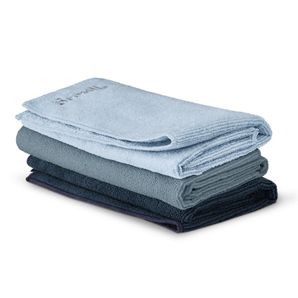 Breville Premium Microfiber Cleaning Cloths - Ultra Soft, Lint-Free, Absorbent for Kitchen, Glass, Electronics & Car Detailing