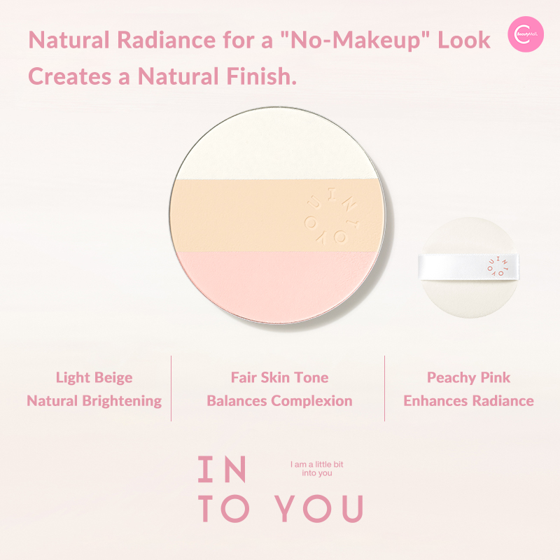 INTO YOU Tri Color Setting Powder - Translucent Loose Powder for Oil Control & Pore Minimizing | Perfect for Makeup Setting & Touch-Ups All Day