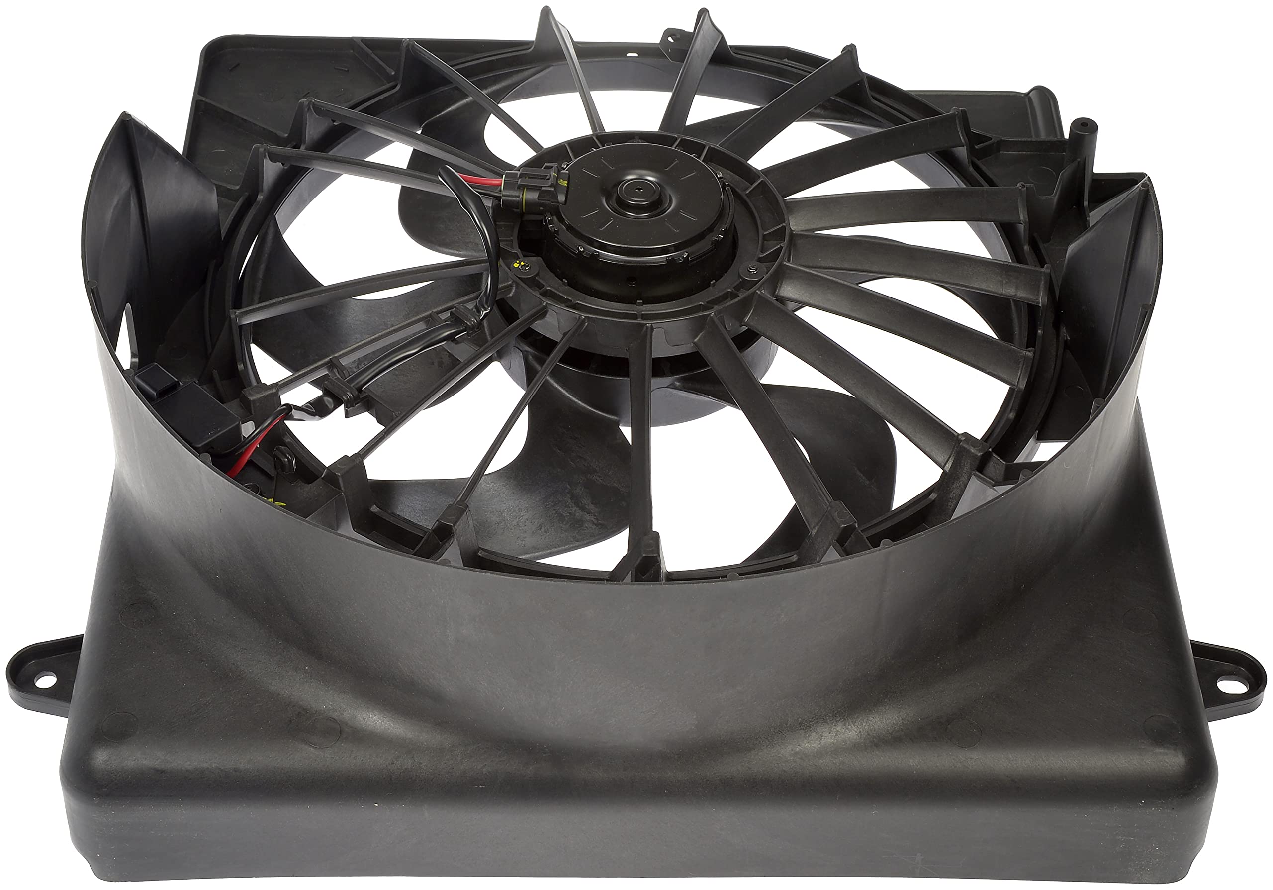 Dorman 621-391 Engine Cooling Fan Assembly Replacement for Jeep Wrangler, Cherokee, Grand Cherokee - High Performance Cooling System Part for Off-Road & Daily Driving