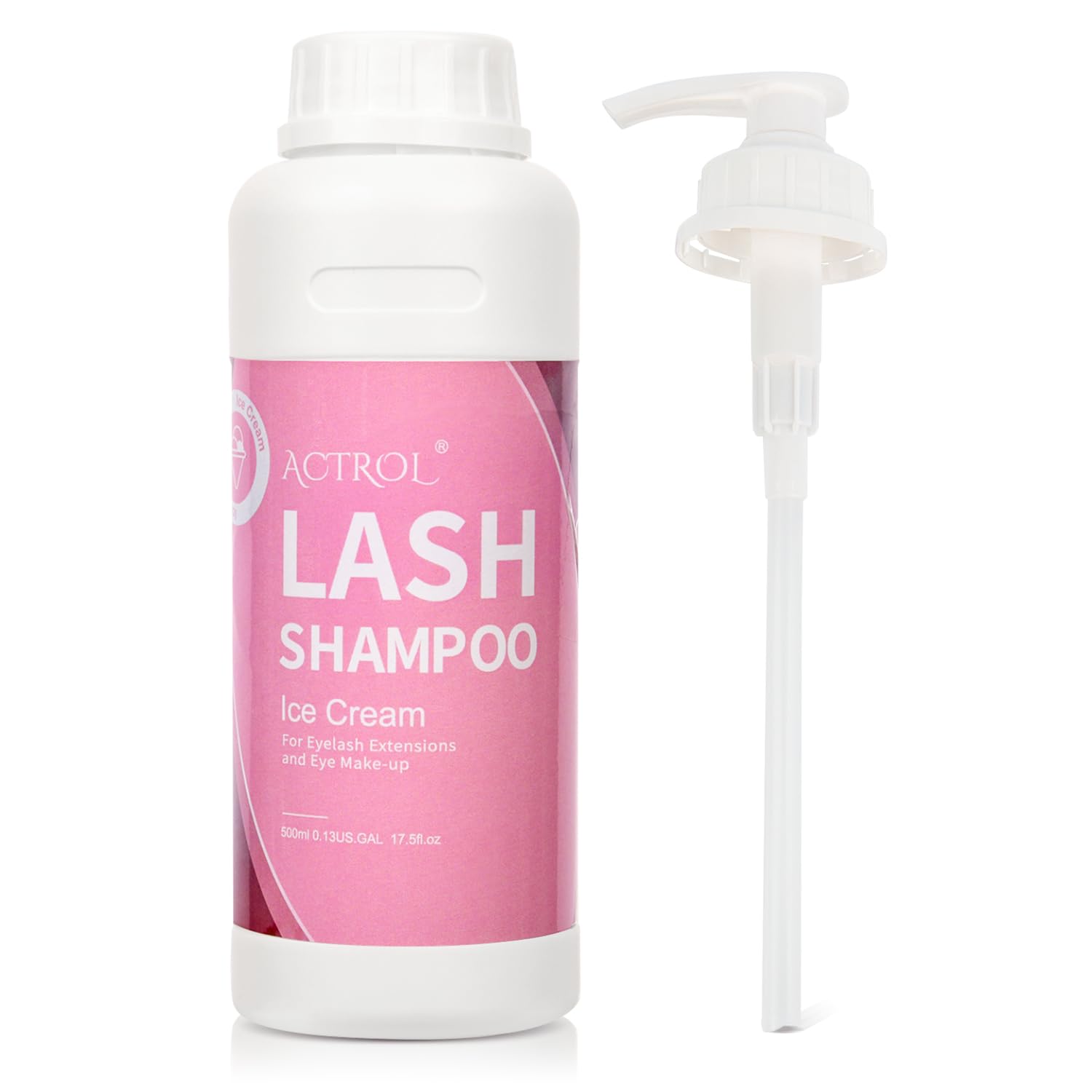 Professional Lash Extension Cleanser Foam 500ml - Eyelash Shampoo & Wash for Salon & Home Use | Gentle Formula for Lash Hygiene & Maintenance | Perfect for Daily Cleaning & Aftercare