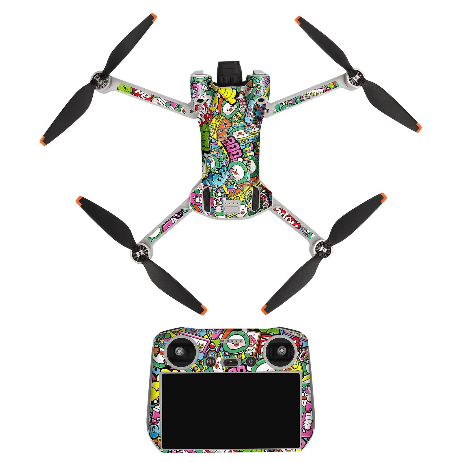 **DJI Mini 3 Pro Accessories - Drone Headset, Sticker, Protective Film & SG906 Pro Battery (Compatible with Standard Remote Control) - Perfect for Aerial Photography & Outdoor Adventures**