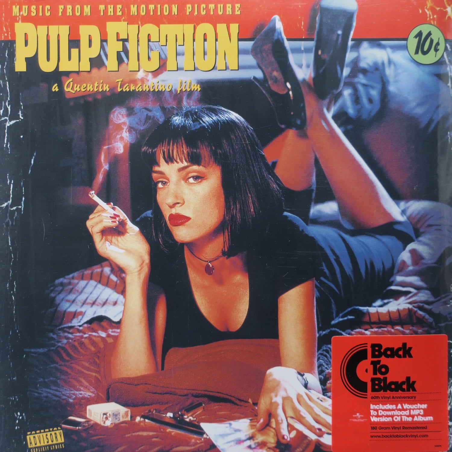 Pulp Fiction Movie Soundtrack 180g Vinyl LP Record - Classic Quentin Tarantino Film Music for Home Listening & Collector's Item