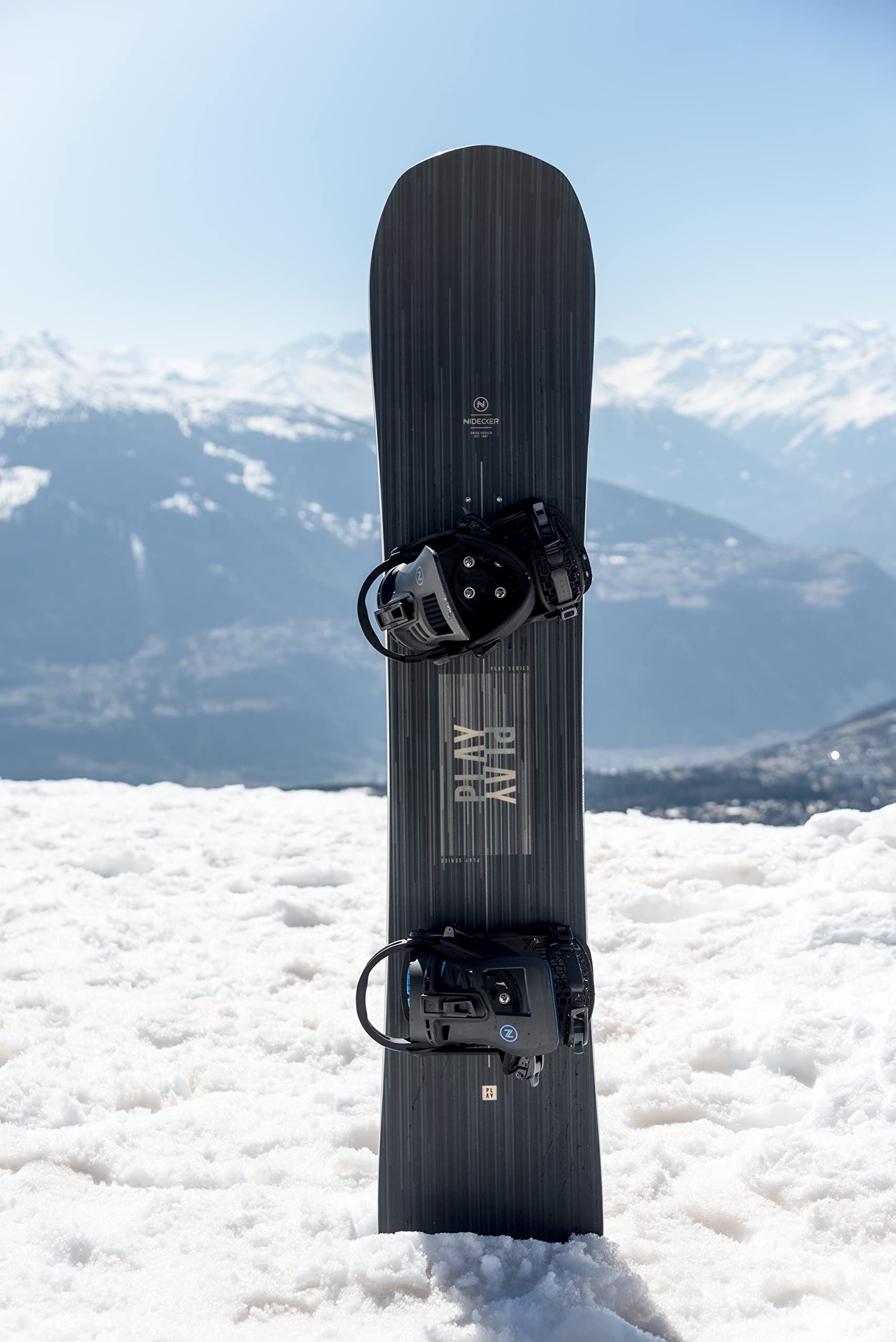 Nidecker Play Men's Snowboard - All-Mountain Freestyle Snowboard for Beginners & Intermediate Riders | Perfect for Park, Powder & Groomed Runs
