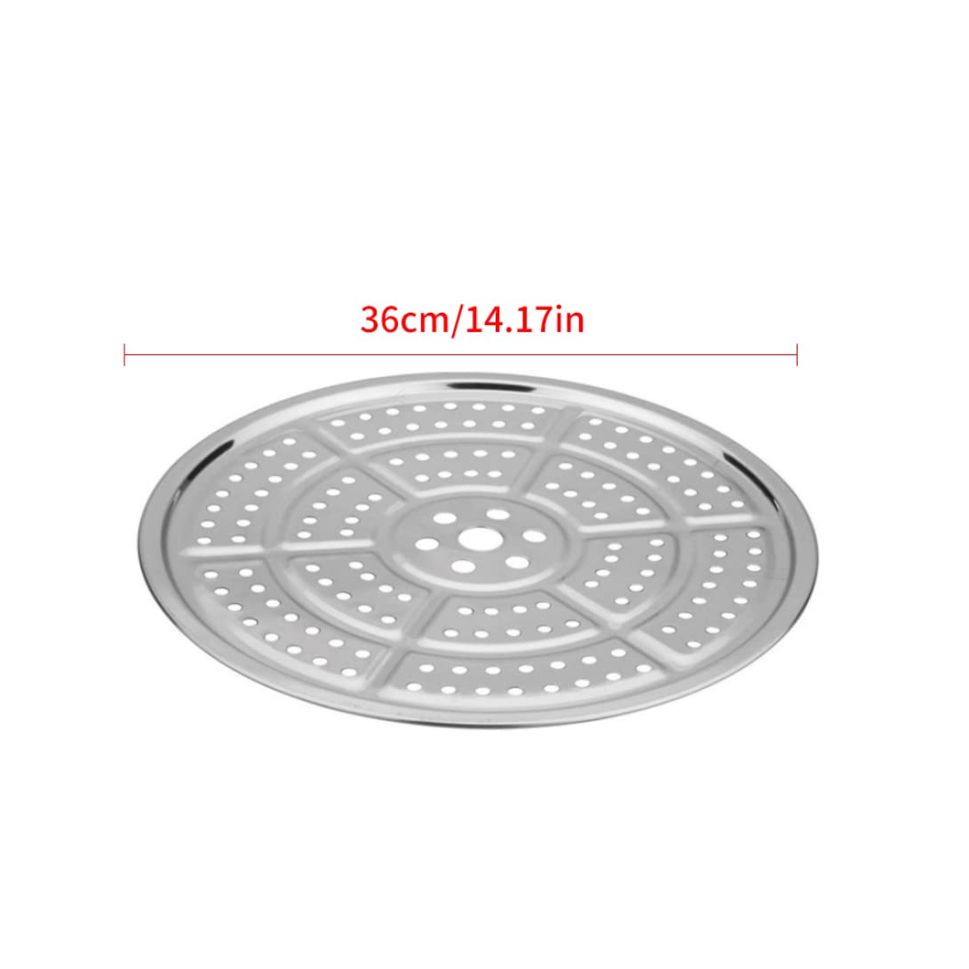 Stainless Steel Pressure Canner Rack - 2 Pack 36cm Round Canning Rack & Steaming Tray for Pressure Cooking, Canning, Baking & Toast Making - Perfect for Home Canning, Food Preservation & Kitchen Use
