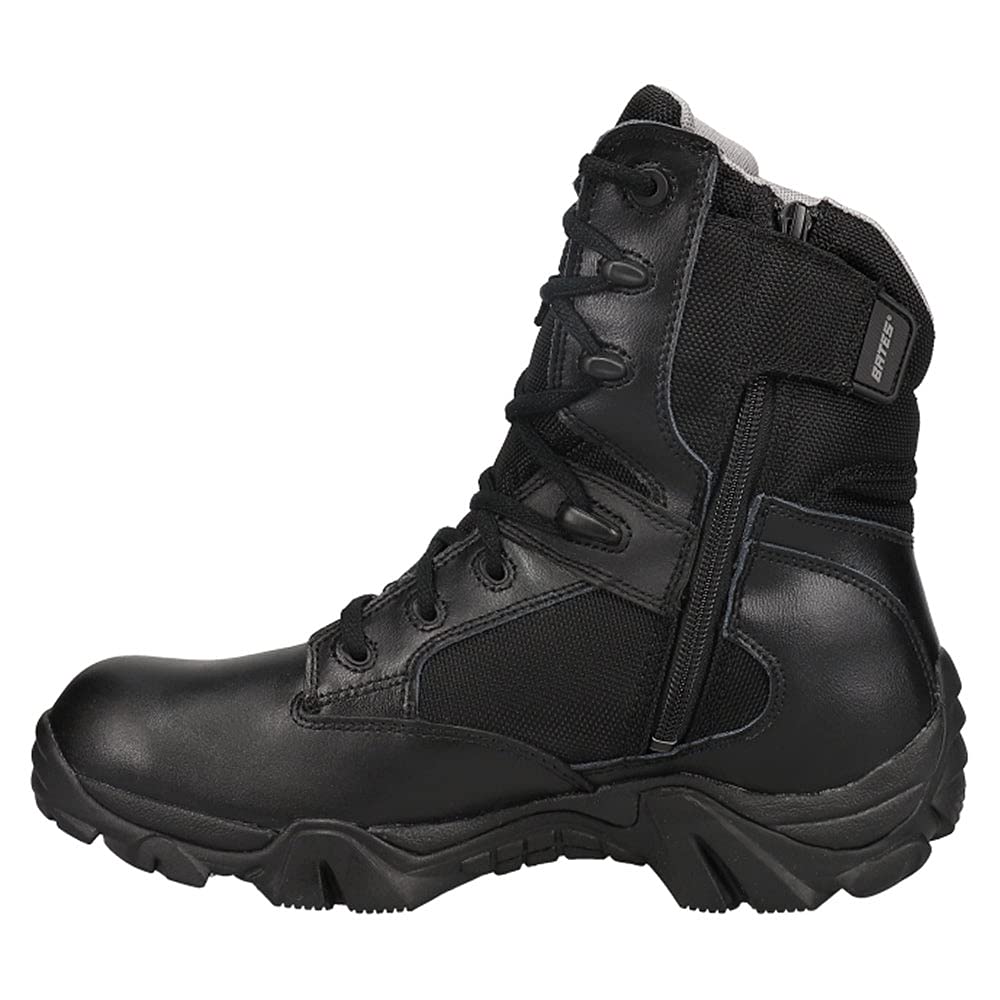 Bates GX-8 Gore-Tex Tactical Boots with Side Zipper - Waterproof Military & Work Boots for Men - Ideal for Law Enforcement, Hiking & Outdoor Adventures