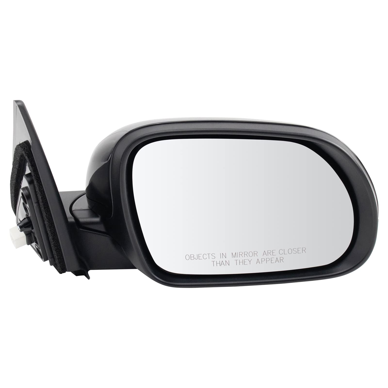 TRQ Passenger Side Right Mirror Replacement for 2020-2023 Kia Soul - No Heat, No Blind Spot Indicator, Smooth Cover (Part #KI1321233) | Perfect for Daily Driving & Parking Assistance