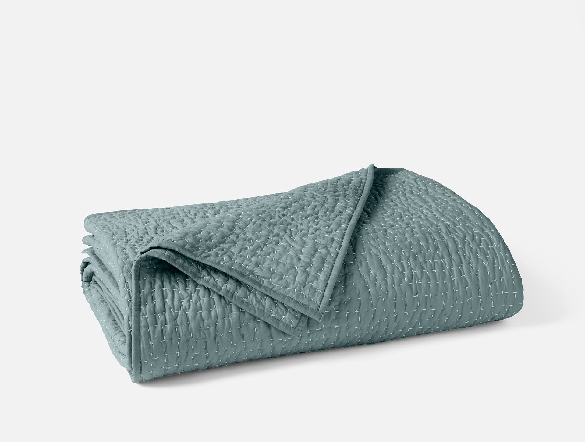 Organic Handstitched Pebbled Quilt - Soft & Cozy Bedding for All Seasons - Perfect for Home, Dorm, or Guest Room Decor