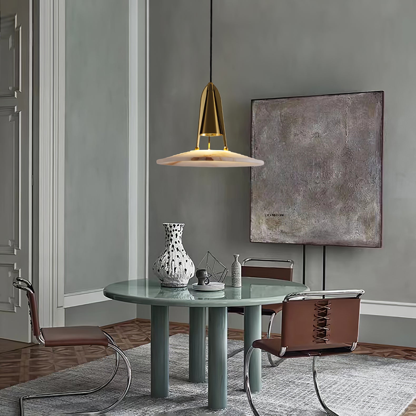 Aragon Pendant Lamp - Modern Hanging Light Fixture for Dining Room, Kitchen Island & Bedroom Decor | Elegant Ceiling Lighting for Home & Office