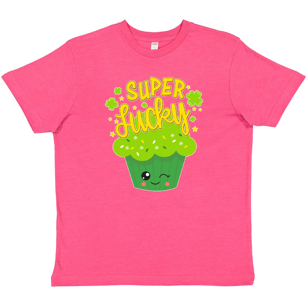 Super Lucky Cupcake St. Patrick's Day Youth T-Shirt | Fun Irish-Themed Kids Apparel for School, Parties & Festivals