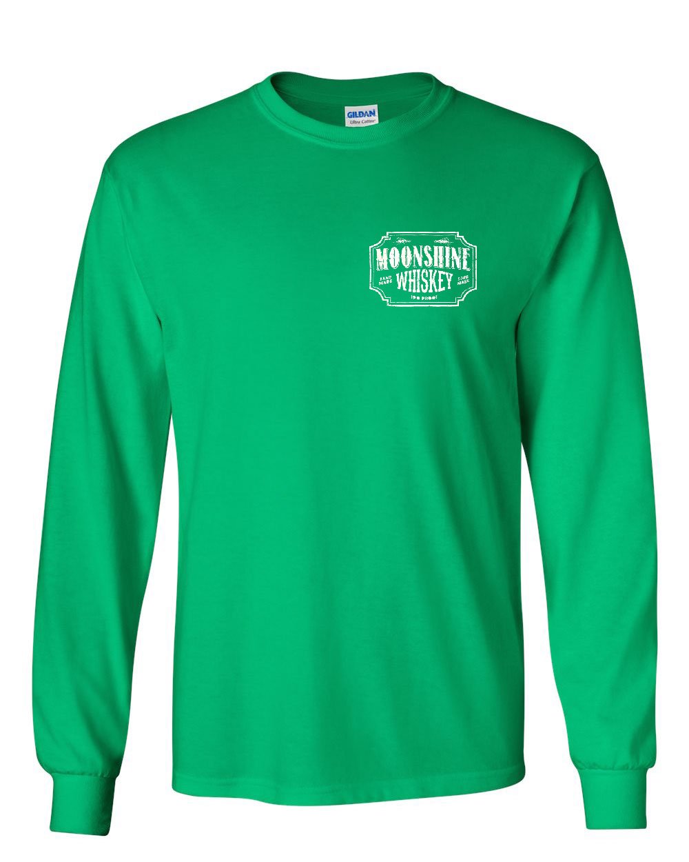 Moonshine Tennessee Whiskey Novelty T-Shirt | American South Drinking Theme Long Sleeve Shirt | Perfect for Whiskey Lovers, Bar Hopping & Country Music Festivals