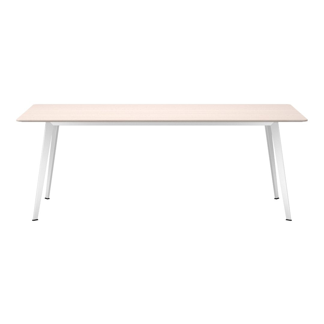 Modern Rectangular JW Dining Table - Solid Wood Kitchen Table for 6-8 People - Perfect for Family Dinners & Entertaining Guests