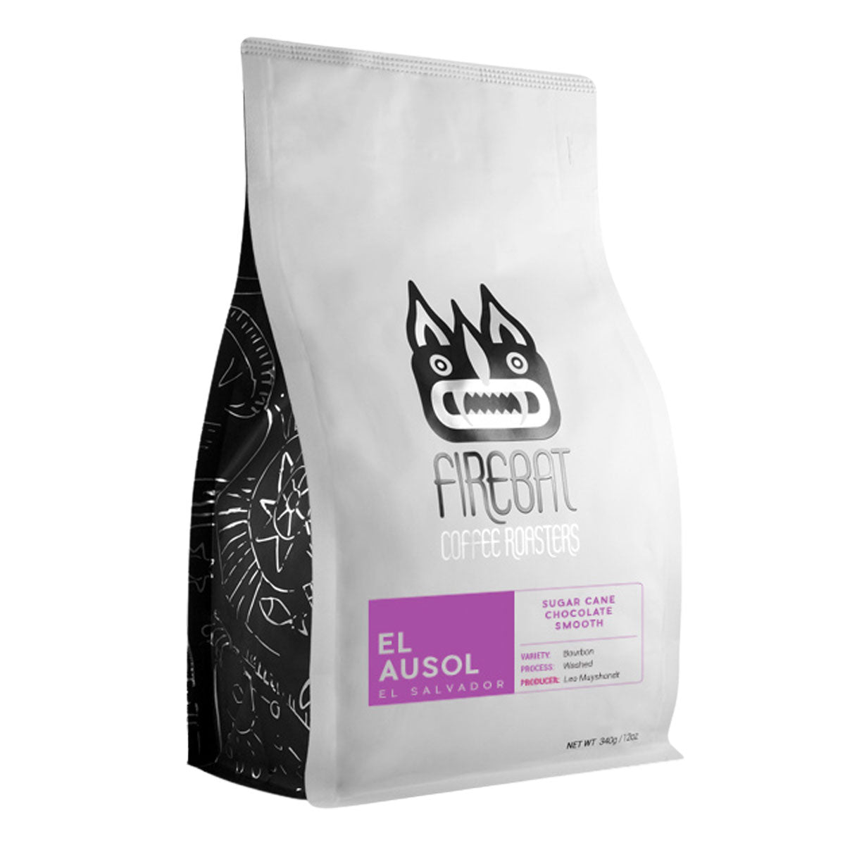 Premium Firebat El Salvador El Ausol Whole Bean Coffee, 12oz - Rich & Aromatic Medium Roast for Home Brewing & Gifting