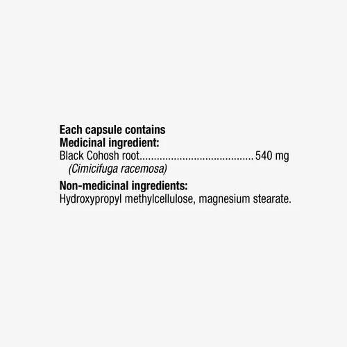 Nature's Way Black Cohosh Root 540mg | 100 Capsules | Menopause & PMS Support | Herbal Supplement for Women's Health & Hormonal Balance