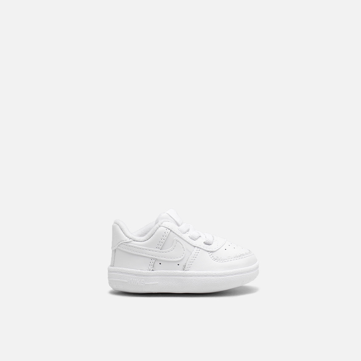 Nike Air Force 1 Crib Shoes - White/White | Baby Sneakers for Boys & Girls | Perfect for First Steps, Special Occasions & Photo Shoots