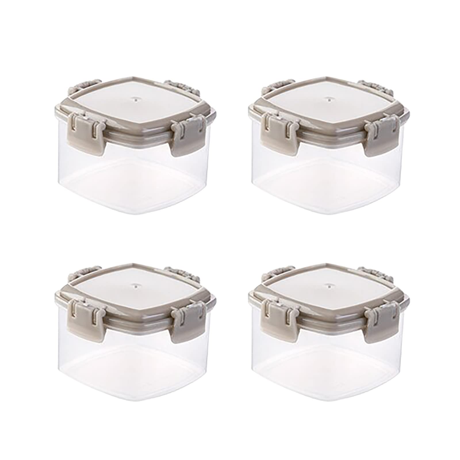Airtight Plastic Food Storage Box for Kitchen & Refrigerator - Perfect for Snacks, Cereals & Lunch