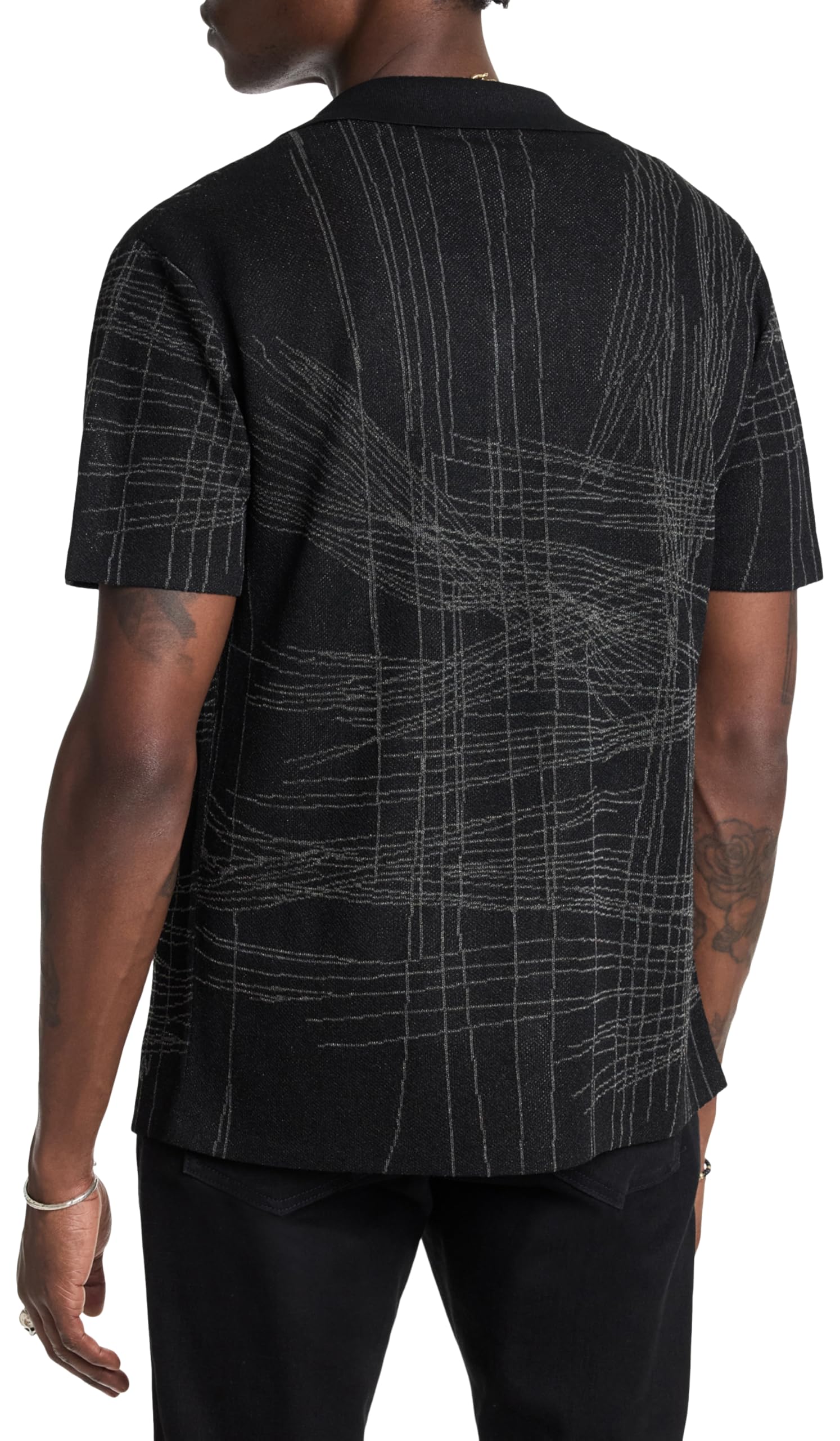 John Varvatos Men's Simon Button-Down Shirt - Casual & Stylish Long Sleeve Dress Shirt for Work, Date Night & Special Occasions