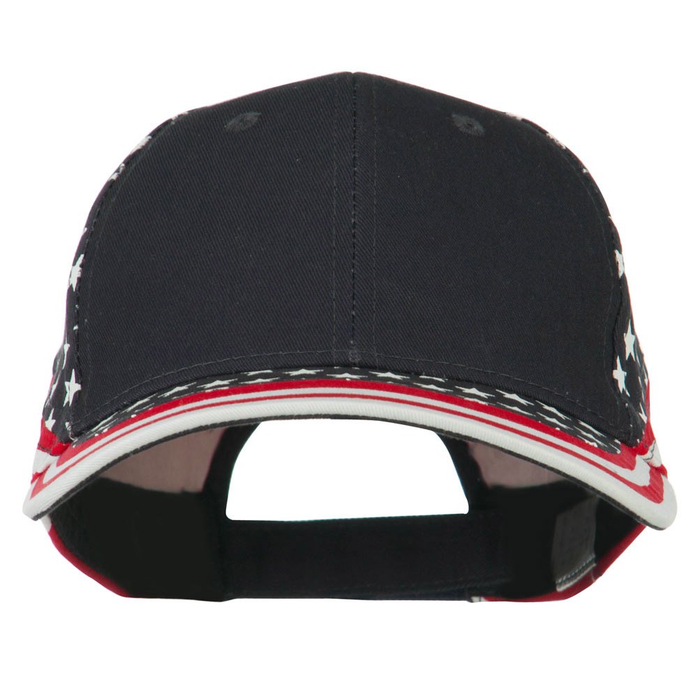 American Flag Cotton Baseball Cap - Patriotic USA Star Design for Men & Women - Perfect for 4th of July, Sports Events & Outdoor Activities