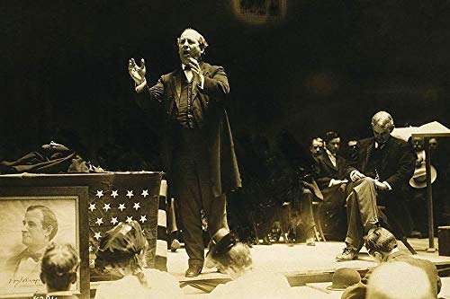 12x18 Inch Laminated William Jennings Bryan Presidential Campaign Poster - Vibrant Colors & High-Quality Print - Perfect for Home Decor, Office Wall Art & History Classroom Display