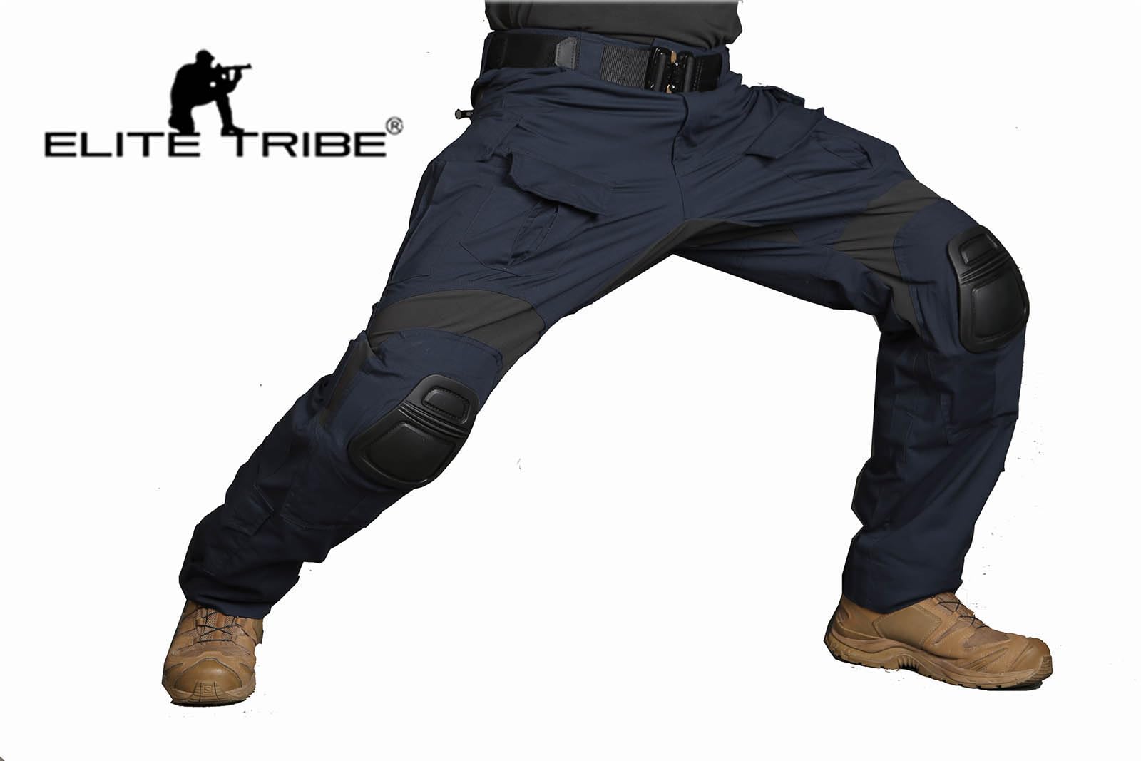 Emerson Blue Label Airsoft Tactical Pants - Gen3 Combat Pants with Knee Pads (Navy) for Hunting, Airsoft & Outdoor Activities