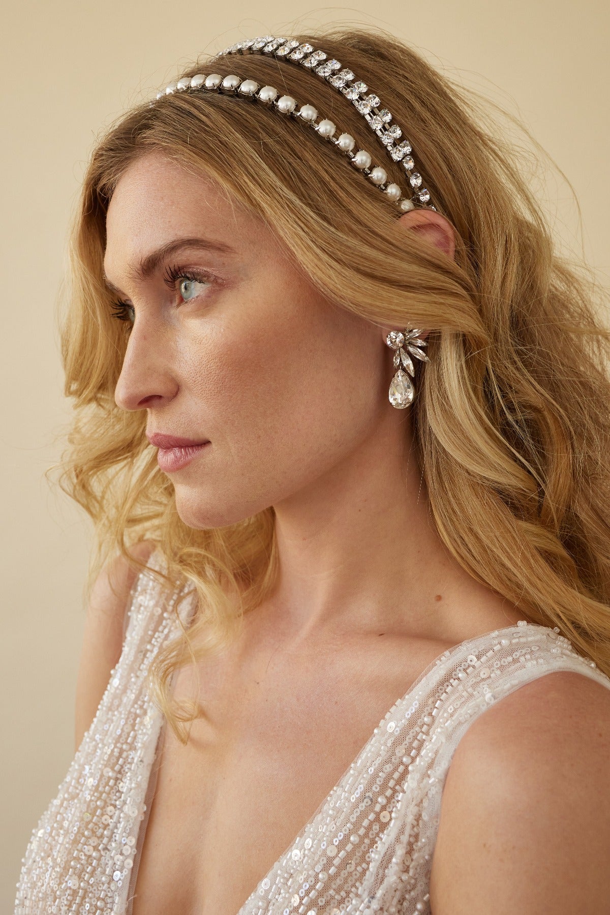 Rosalie Crystal Earrings for Women - Elegant Dangle Drop Earrings with Sparkling Stones - Perfect for Weddings, Parties & Special Occasions
