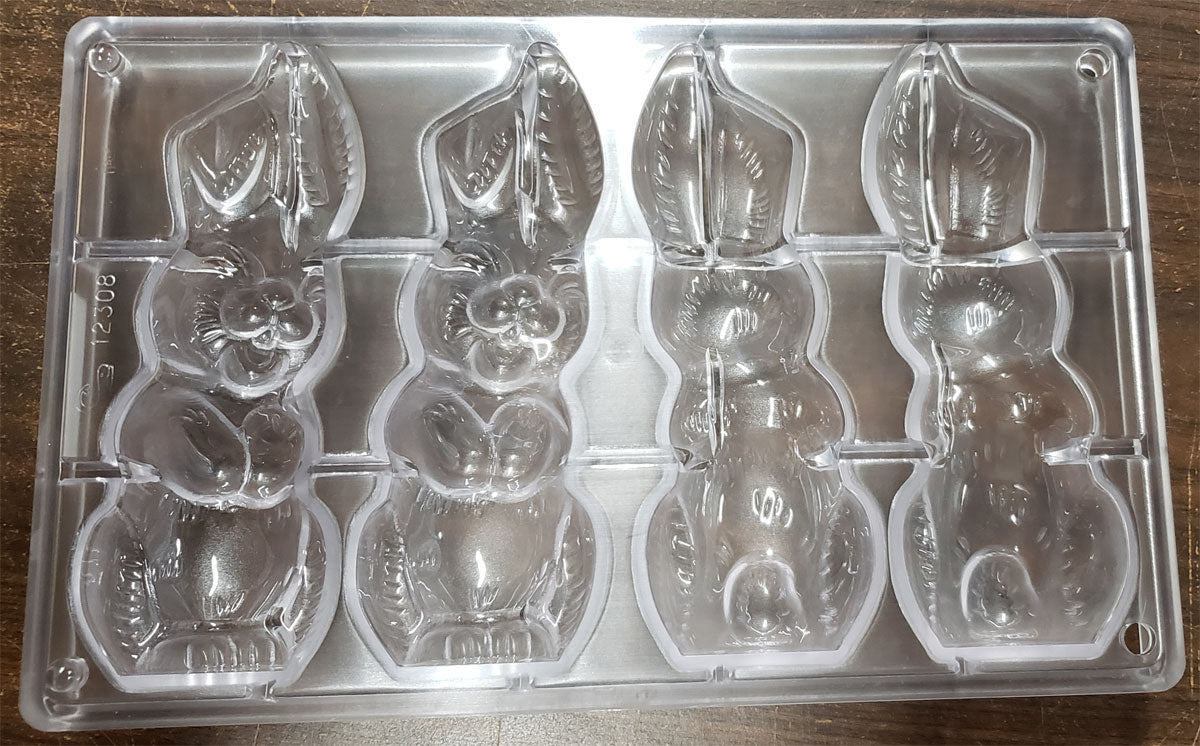 Premium Laughing Rabbit Silicone Chocolate Mold - DIY Easter Bunny Candy, Cake Decorating & Baking Supplies for Home Chefs & Party Treats