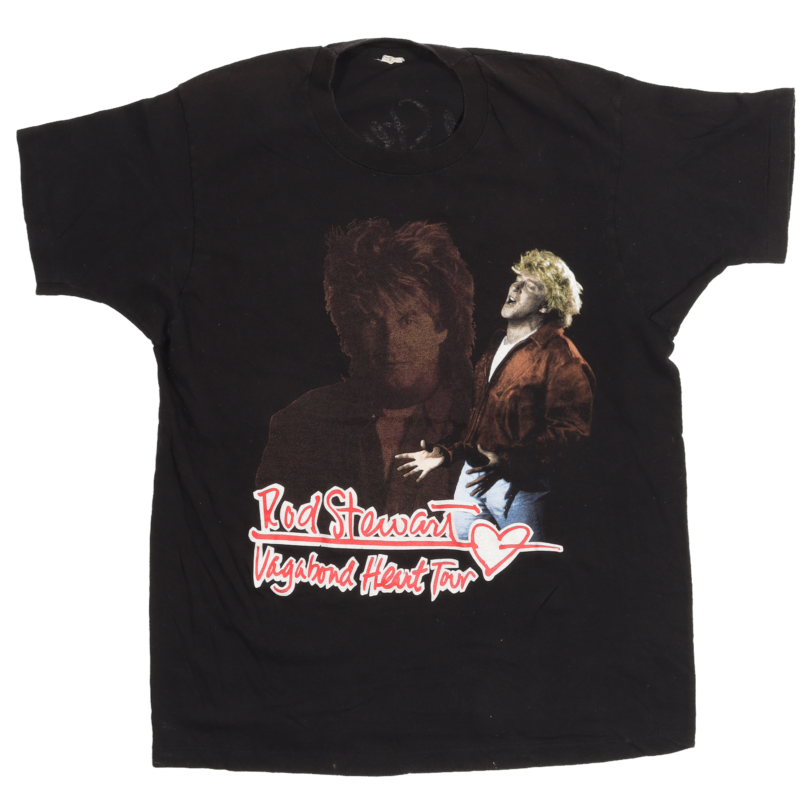 Vintage 1991-92 Rod Stewart Tour T-Shirt - Classic Rock Band Merch for Concerts & Casual Wear