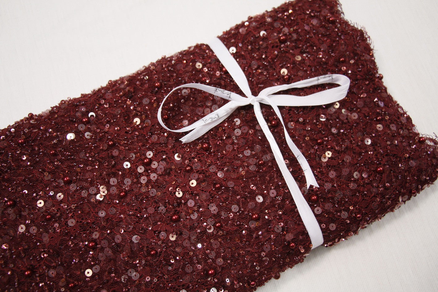 Blanche Beaded Merlot Dress - Elegant Women's Evening Gown with Sequins for Parties, Weddings & Special Occasions