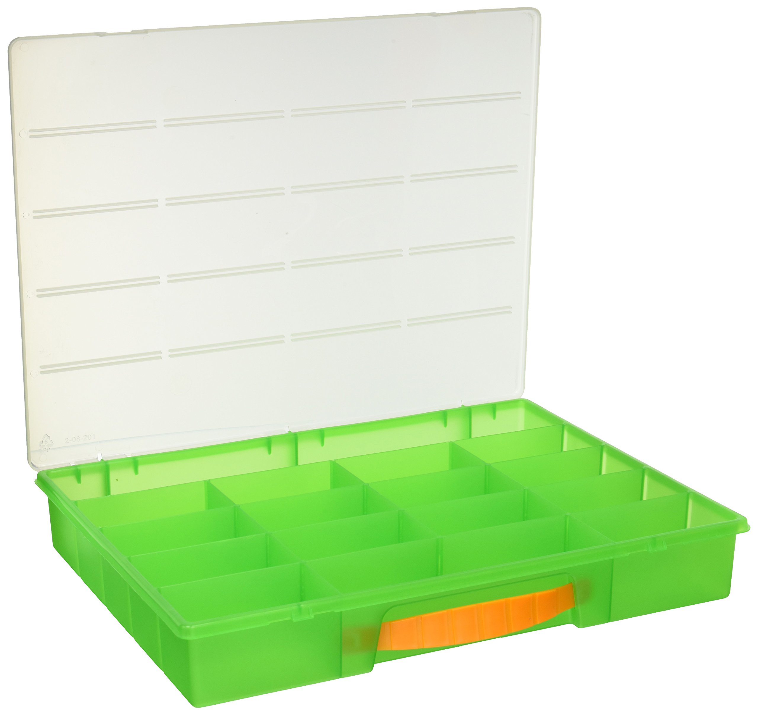 Romanoff Toy Car Storage Box with Smooth Top - Lime Green Organizer for Kids' Toys, Cars & Playroom Organization - Perfect for Bedroom, Nursery & Daycare
