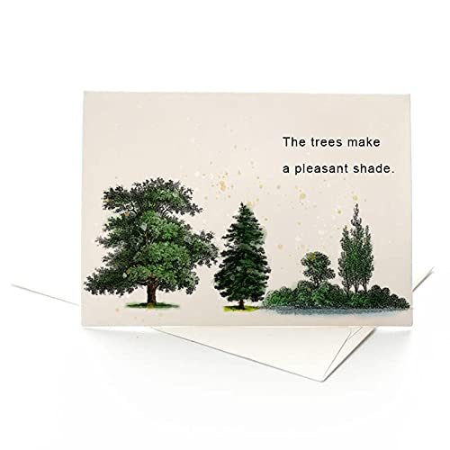 Nature Woods Trees Clear Stamps for Card Making & Scrapbooking | Forest Transparent Rubber Stamps for DIY Photo Albums, Journals & Crafting Supplies | Perfect for Greeting Cards, Wedding Invitations & Memory Books