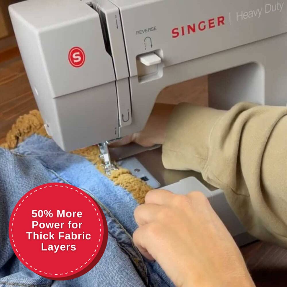 Singer 4452EXTBUND Heavy Duty 4452 Sewing Machine with Extension Table - Perfect for Quilting, Upholstery & Thick Fabrics | Professional & Home Use