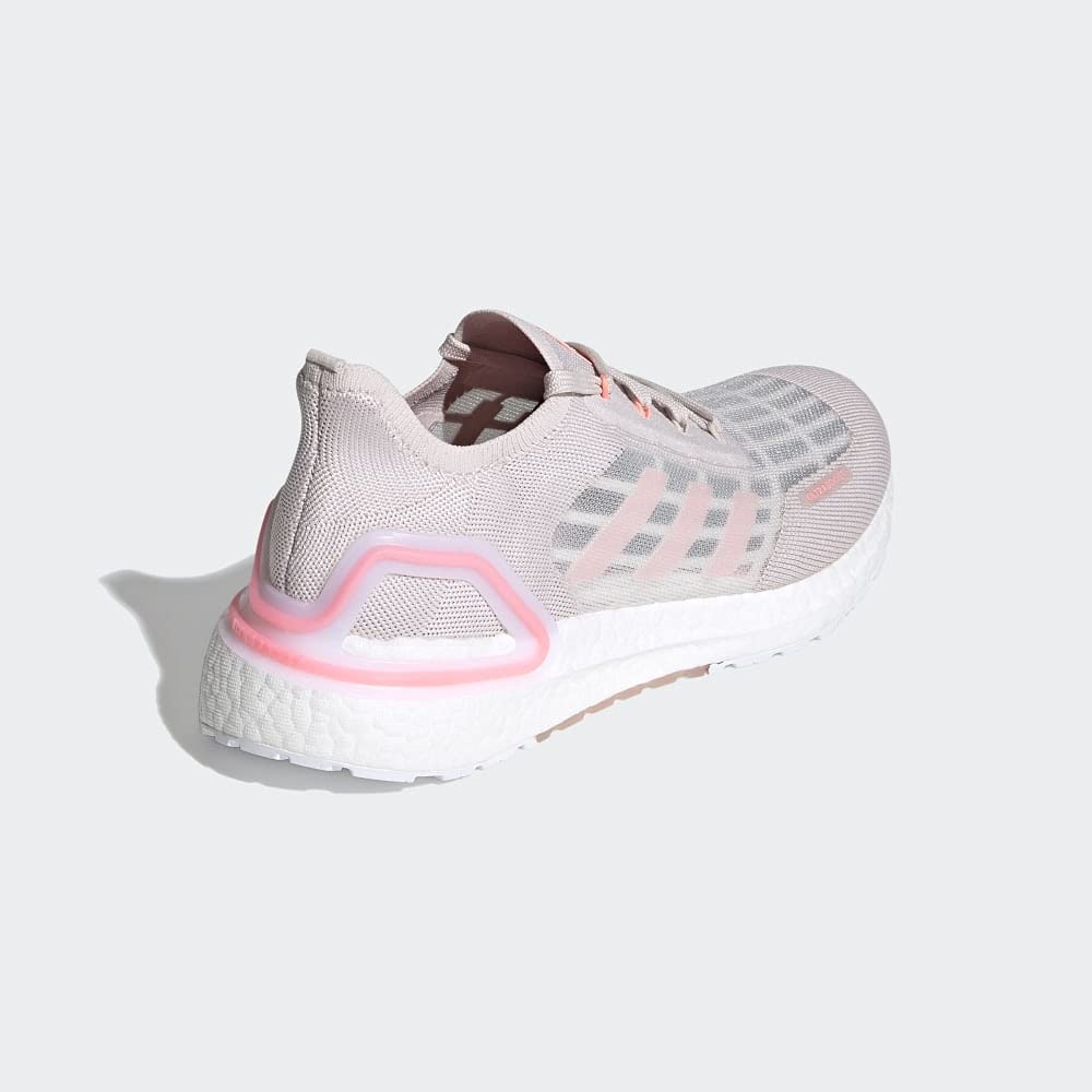 Adidas Ultraboost S.RDY Running Shoes for Women - Echo Pink/Light Flash Red/Footwear White - Size 6 B (M) | Lightweight & Comfortable for Jogging, Gym Workouts & Daily Wear