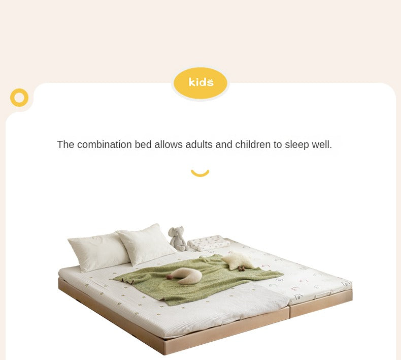 Birch Solid Wood Twin Over Full Bunk Bed - Sturdy Platform Bed Frame Without Headboard - Perfect for Kids' Room, Guest Room & Small Space Saving