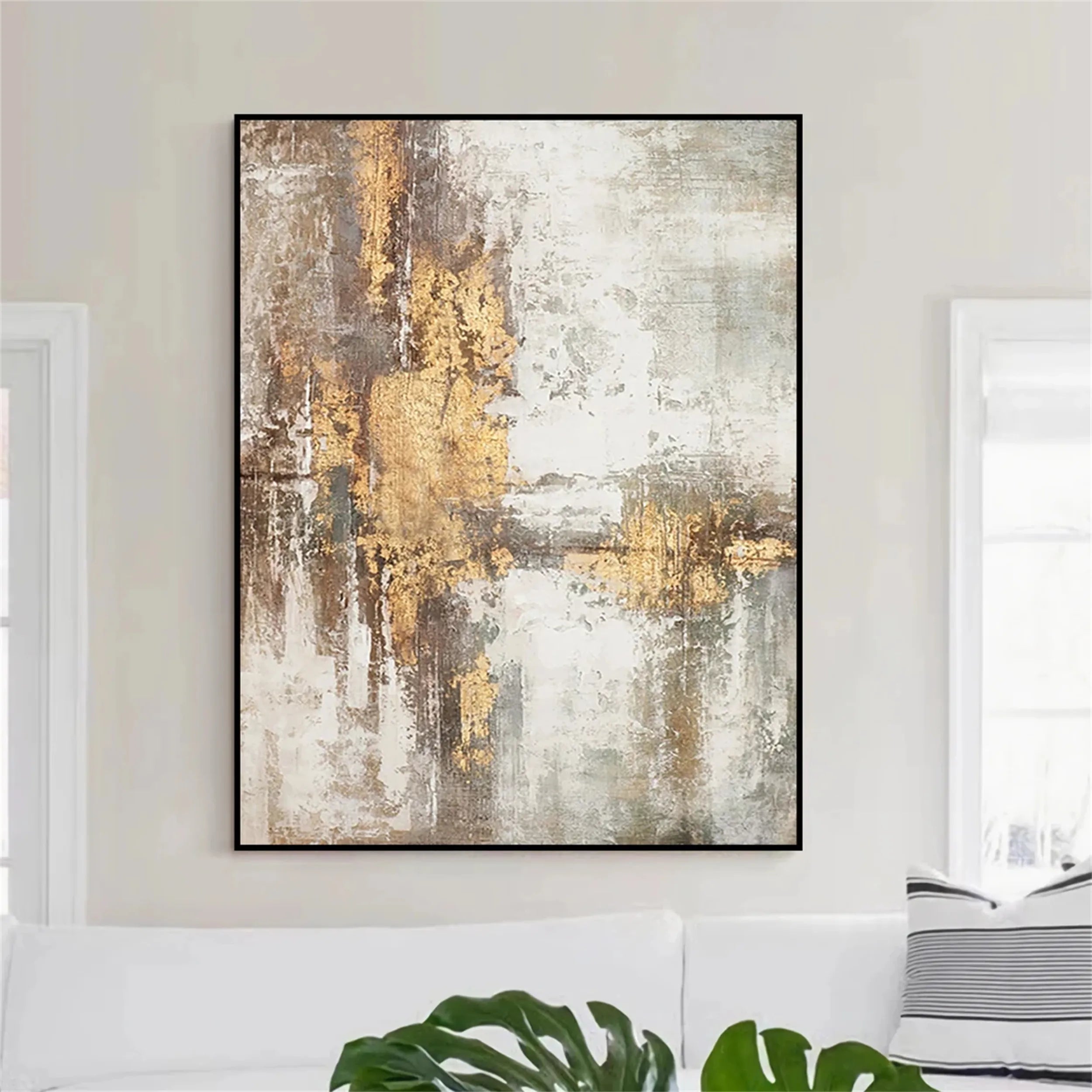 Abstract Painting #AB 109 - Modern Wall Art for Home & Office Decor - Perfect for Living Room, Bedroom or Workspace