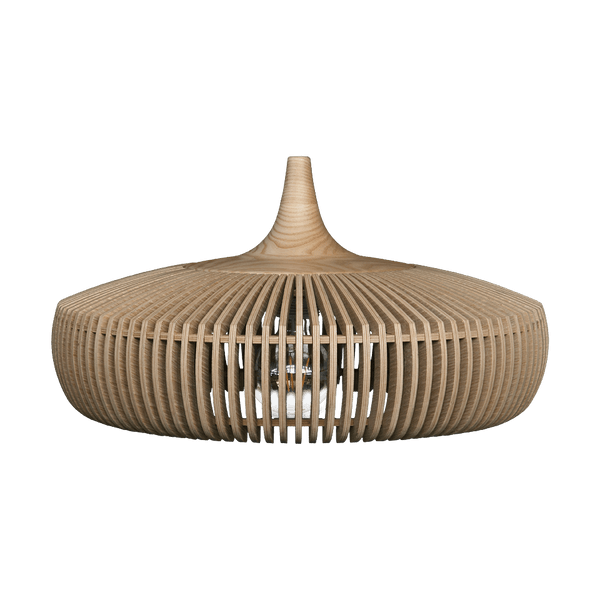 Clava Dine Wooden Lampshade - Handcrafted Rustic Wood Lighting Fixture for Dining Room, Kitchen & Bedroom Decor