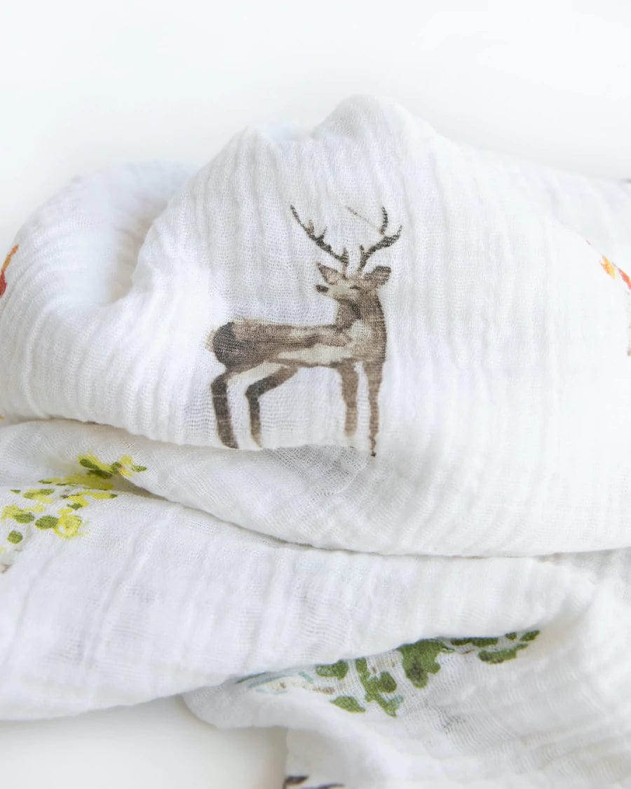 Little Unicorn 100% Cotton Muslin Swaddle Blanket - Soft Baby Swaddles for Newborns, Breathable & Lightweight for Nursery, Travel & Photo Shoots