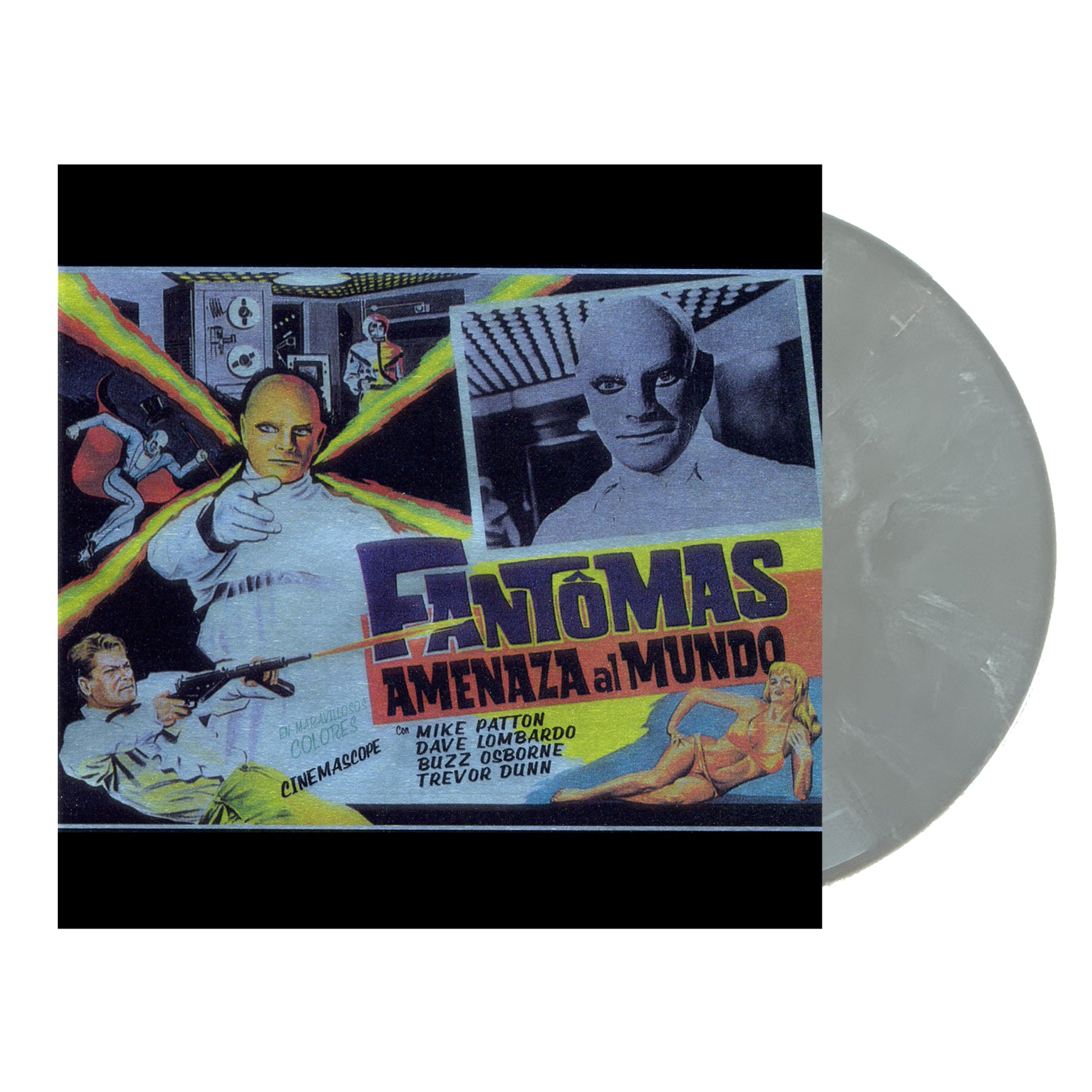 FANTOMAS Self-Titled SILVER Vinyl LP Record - Limited Edition Heavy Metal Music for Collectors & Audiophiles - Perfect for Home Listening & Music Enthusiast Gifts