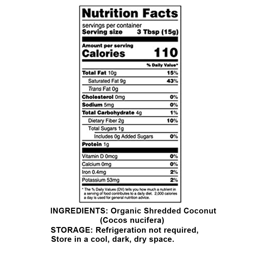 USDA Certified Organic Unsweetened Coconut Flakes 1 LB - Perfect for Baking, Smoothies & Homemade Coconut Milk | Small Coconut Flakes for Healthy Snacks & Desserts