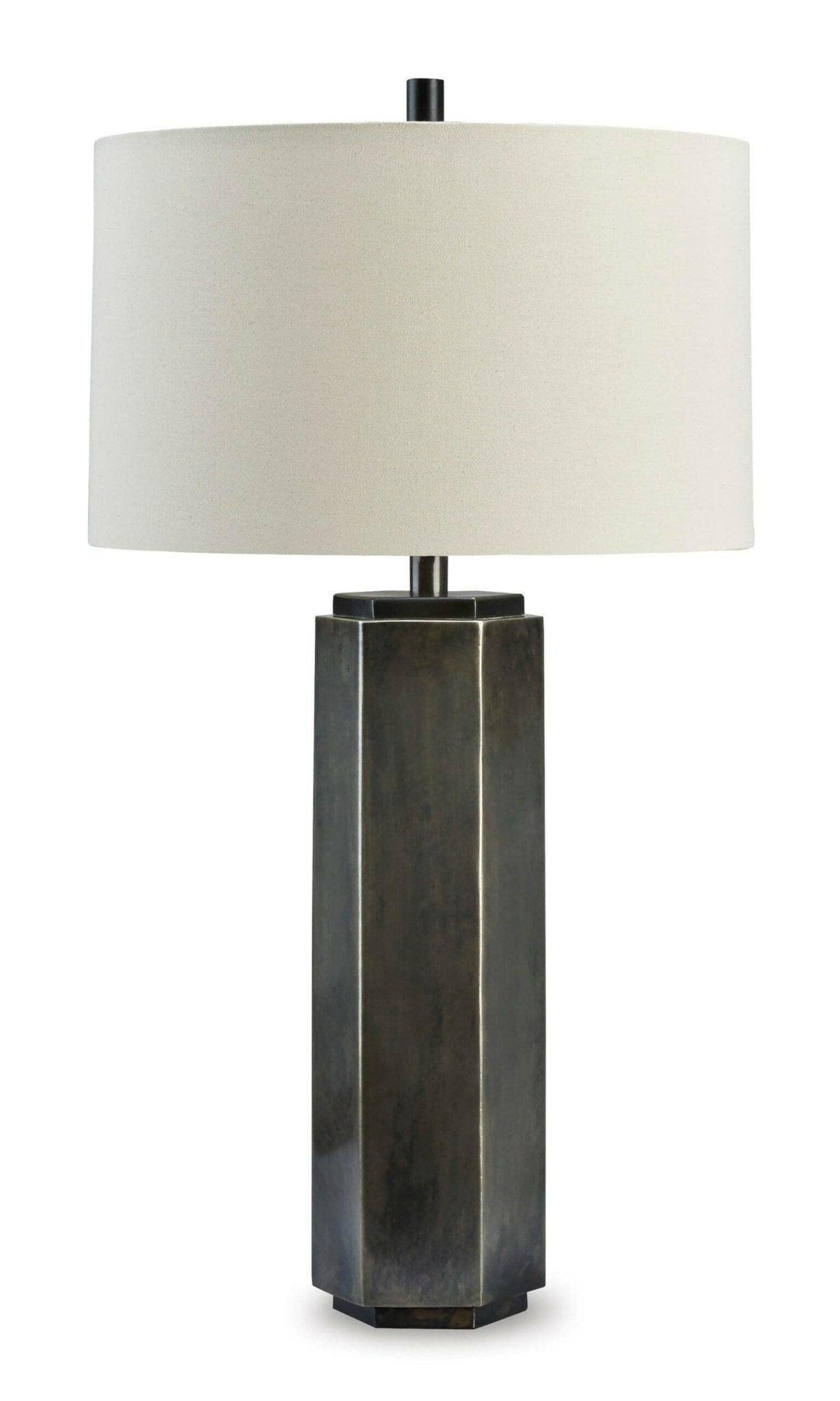 Dirkton Modern Table Lamp L208324 - Stylish LED Nightstand Lamp for Bedroom, Living Room, Office - Warm White Light with Adjustable Brightness, Perfect for Reading, Relaxing & Decor