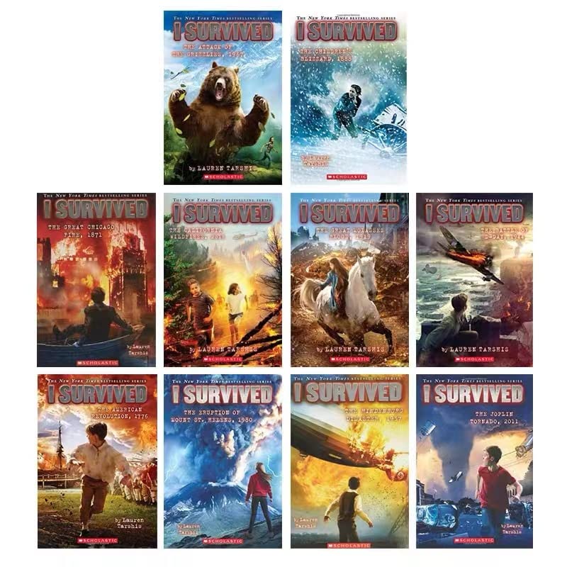 HiAnifri Superkids I Survived Series 20 Books Set - Historical Fiction Chapter Books for Kids Ages 8-12 | Perfect for Homeschooling, Classroom Reading & Young History Enthusiasts